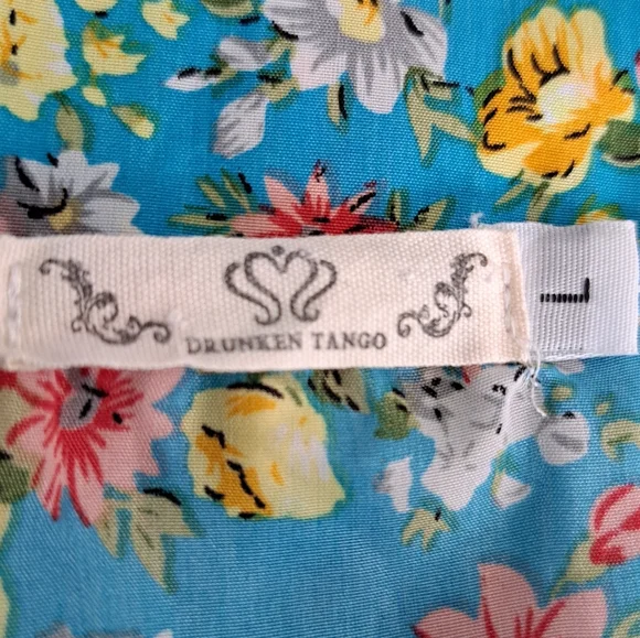 🪻BOGO🪻 Floral Sleeveless Dress Size Large Elastic Waist - Picture 7 of 9